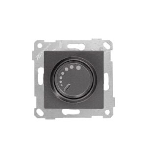 Mutlusan Mek+Tuş RL Işıklı Dimmer 600W Rita Metalik Füme- 2200 440 0295